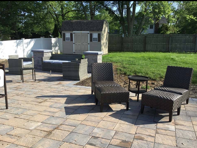Paver Patio project by Impressive Concrete Works