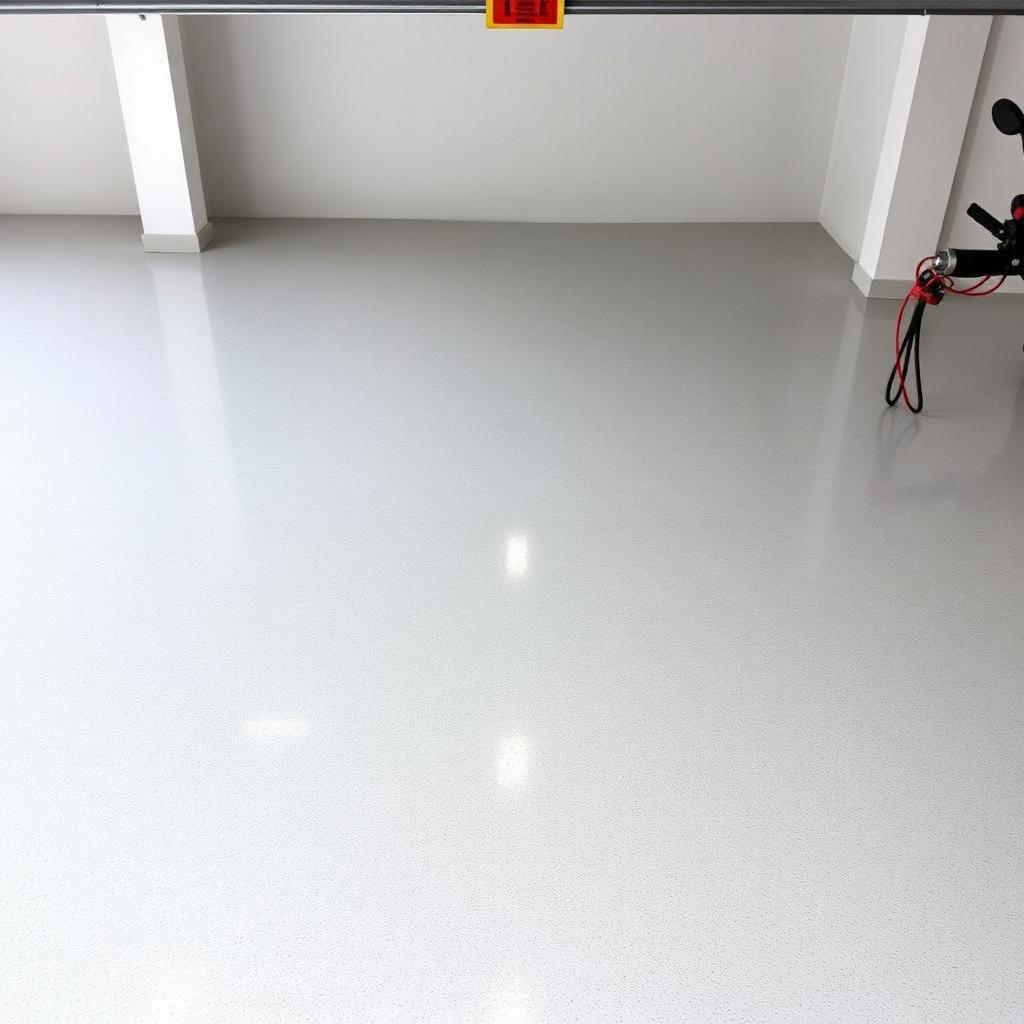 Epoxy Garage Floor project by Impressive Concrete Works